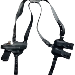 1791 Gunleather NSS2.1SBLHR Optic Ready Shoulder Horizontal Black Fits Glock 17 Right Hand