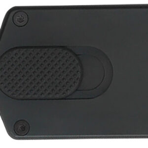 CobraTec Knives CTASPBLK ASP  1.94" OTF Dagger Plain D2 Steel Blade, 3.31" Black Aluminum Handle