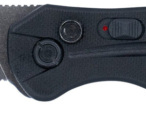 CobraTec Knives BLKDIABLOTNS Diablo  Automatic 3.50" Folding Plain Black Stonewashed D2 Steel Blade, 4.75" Black G10 Handle