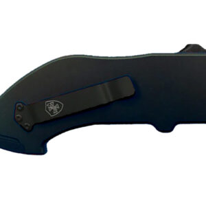 Templar Knife Squire Utility OTF Razor Plain Black Anodized 5.38" Aluminum Handle