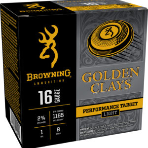 Browning Ammo BGC168 Golden Clays  16Gauge 2.75" 1oz 8Shot 25 Per Box/10 Case