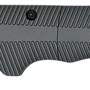 Templar Knife  Cali Auto Assist  1.90" Folding Drop Point Plain Cali D2 Steel Blade, 3.56" Gunmetal Anodized Aluminum Handle