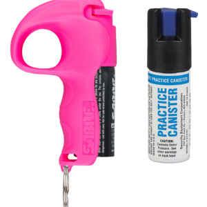 Sabre PBPKOCSTU04 Quick Grip Pepper Spray Range 12ft 0.54oz Pink Canister