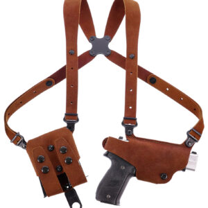 Galco CL2-894R Classic Lite 2.0 Shoulder System Shoulder Fits Chest Up To 56"/Sig P365 X Macro Tan Steerhide Right Hand