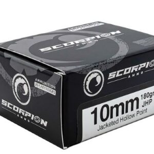 SCORPION 10MM - 180GR JHP 20RD 10BX/CS