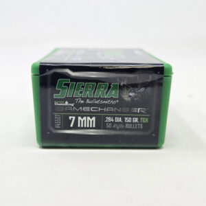Sierra 7mm (.284 Dia) Reloading Bullets Tipped Gameking SRAA4550T 150 Grain Ballistic Tip 50 Pieces