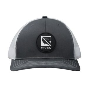 Riven Logo Patch Hat Grey/White