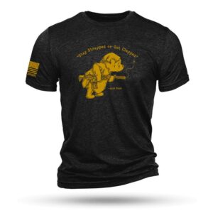 Nine Line Pooh Bear Triblend T-Shirt Black 2XL