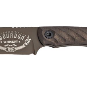 HALF FACE BLADES CAVNER JR BOURBON 3.5" BLADE, 7.5"OA, S45VN MICARTA GRIP