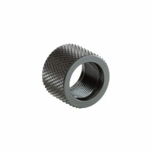 .570 PISTOL BARREL TREAD PROTECTOR 1/2-28 PLATED BLACK