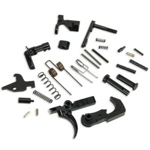 AR-15 LOWER PARTS KIT NO GRIP OR TRIGGER GUARD BLACK