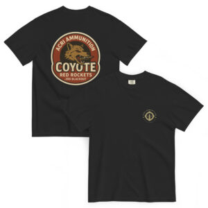COYOTE RED ROCKETS garment-dyed heavyweight t-shirt