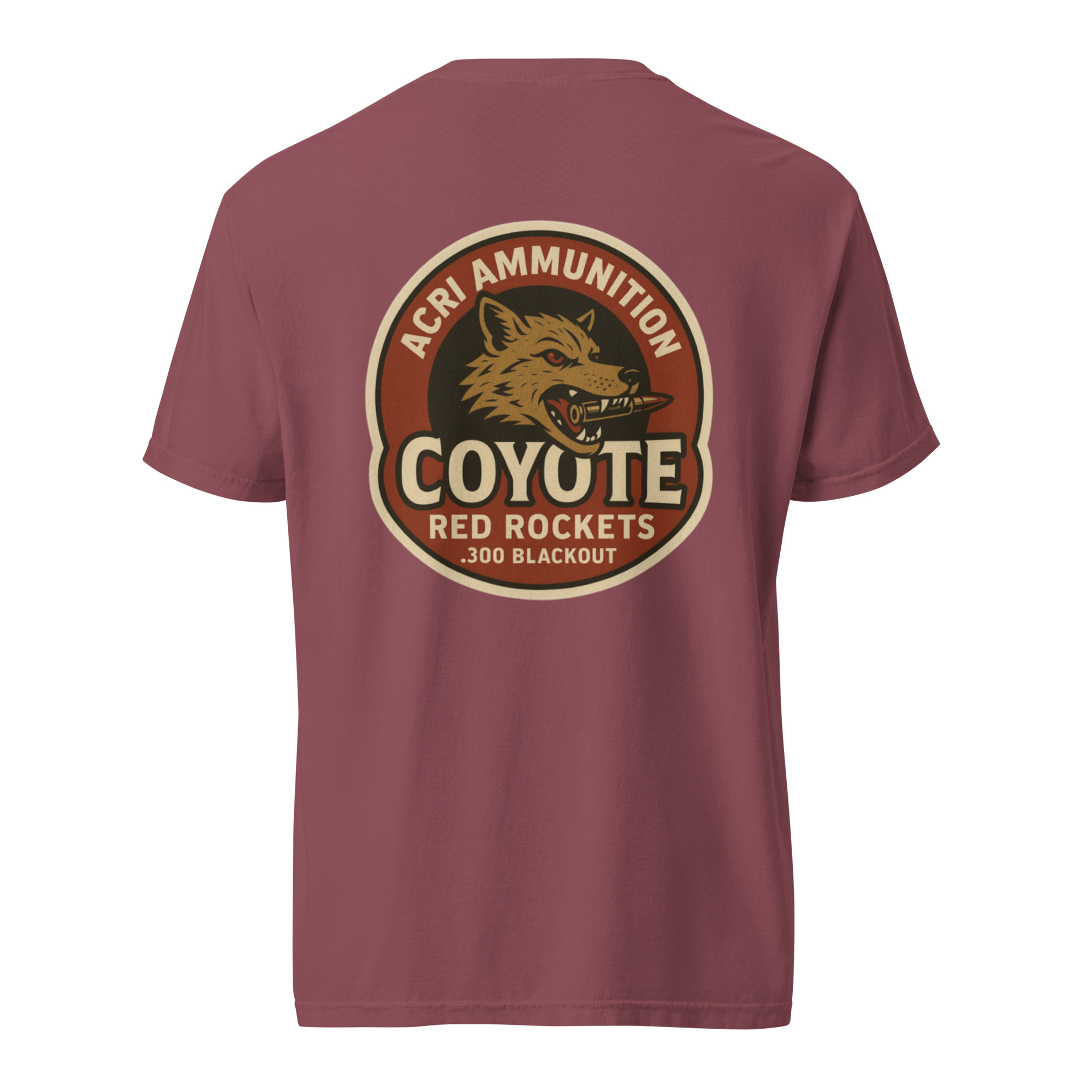 COYOTE RED ROCKETS garment-dyed heavyweight t-shirt - Image 12