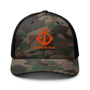 Acri Ammunition Camouflage Trucker Hat
